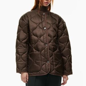 Aritzia Babaton Evergreen Quilted Jacket